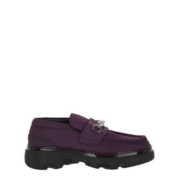 Burberry Creeper Clamp Loafers Purple Mens